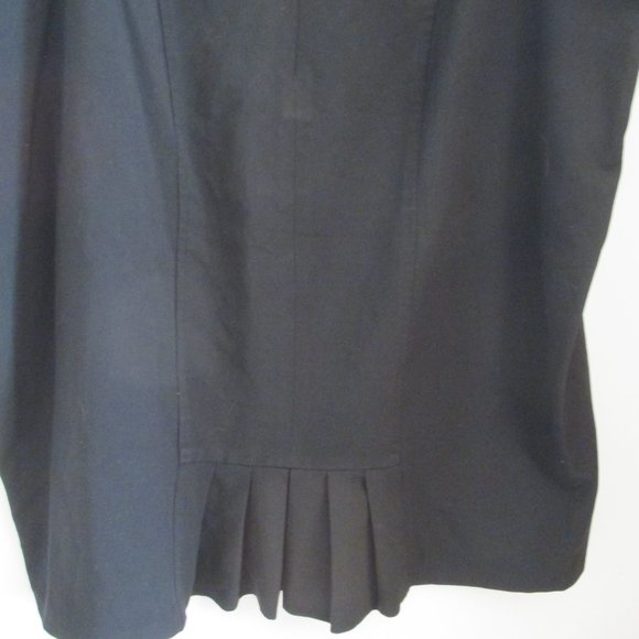 Lane Bryant Womens Plus Size Skirt Black Knee Length, Career, Back Pleats, Sz 22 - Picture 7 of 12